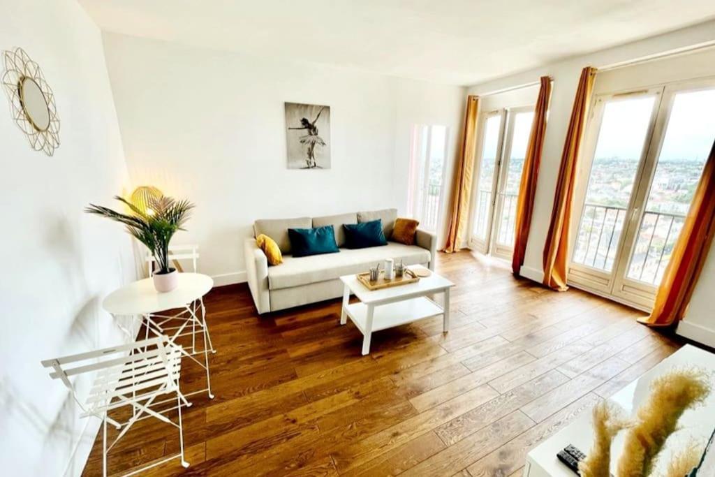 Ferienwohnung Ciel De Paris : Vue Tour Eiffel Choisy-le-Roi Exterior foto